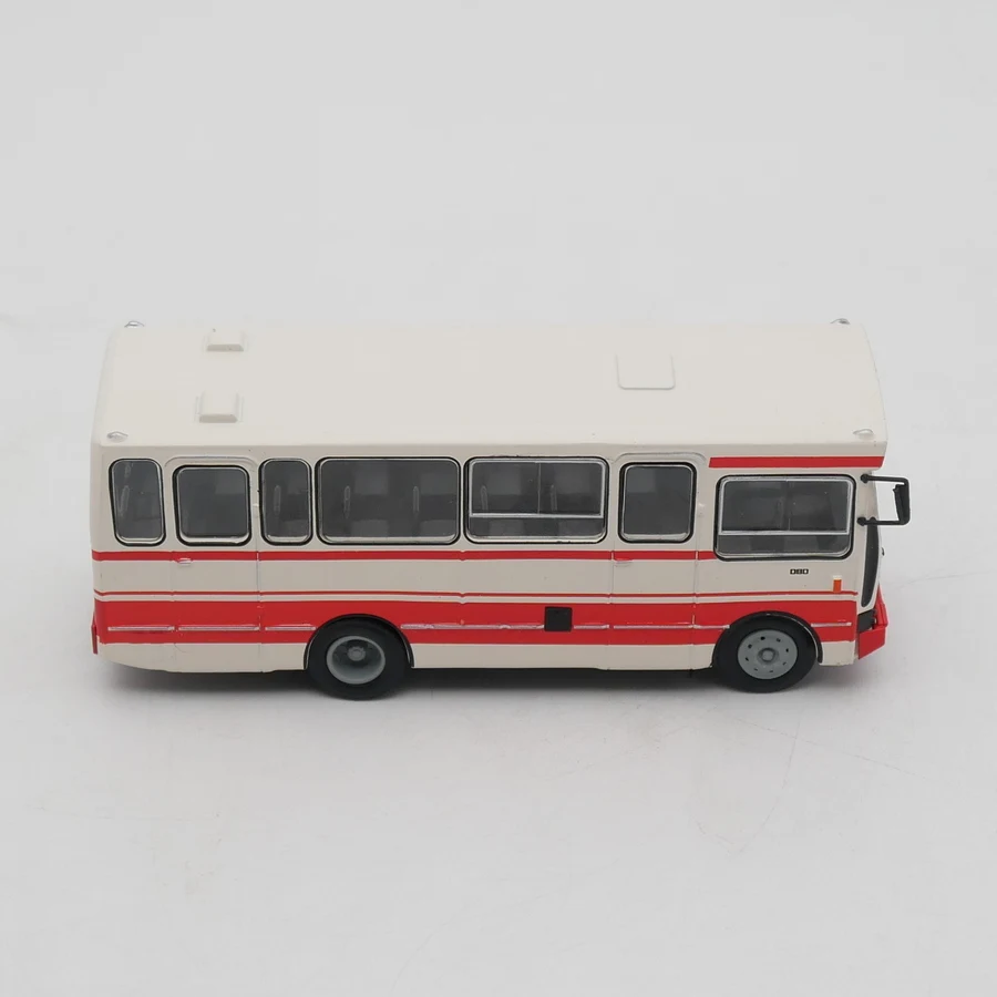 Modelo de autobús Ist JELCZ 080, autobús de Polonia, coche de aleación, exhibición de colección de coches de juguete, 1:72