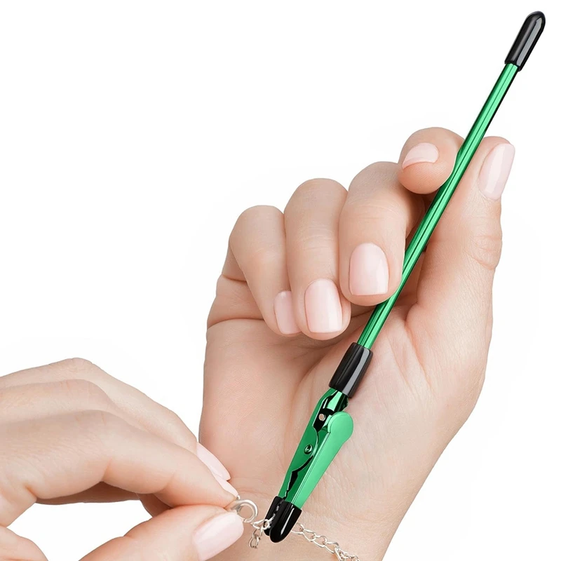 LUWEI 2PCS Strumento di supporto per bracciale - Strumento di supporto per fissaggio per bracciale, collana, gioielli, orologio - Blu, smeraldo