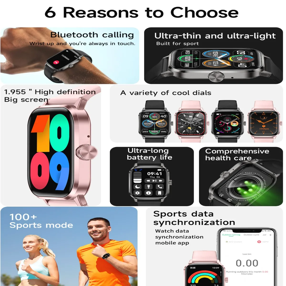 Smart Watch ZW9 Max Stable Electronic Hardware Solution Wireless Calling Men Women Sports Fitness Tracker ZW9max Smartwatch
