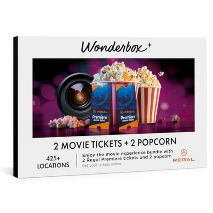 

Movie Gift ox 2 Tickets and 2 corn Movie gt Experience for 2 Valid at 425 Locations