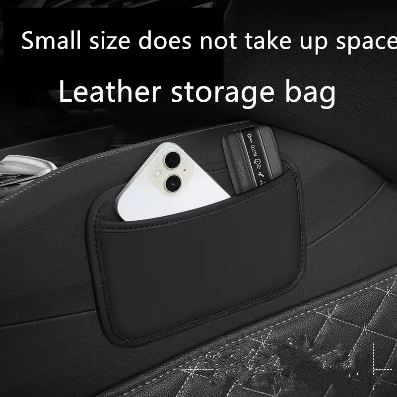 

Сетчатая сумка-органайзер из кожи и ткани Оксфорд для автомобиля, для хранения телефонов, монет, ключей, инструментов для порядка в салоне авто