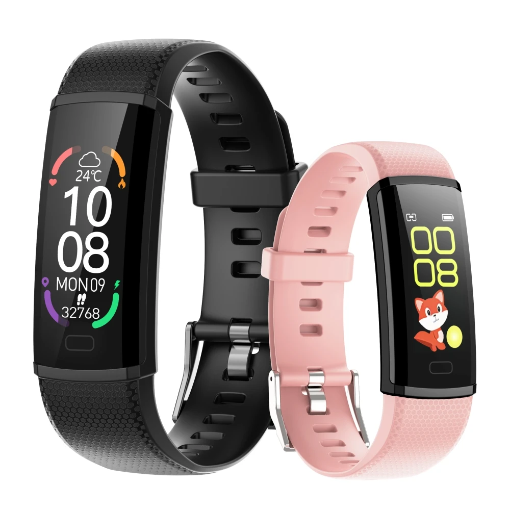 Pulseira Inteligente Esportiva para Homens e Mulheres, à Prova d'Água 3ATM, Lembrete de Mensagens e Chamadas, Monitoramento de Frequência Cardíaca, Ra