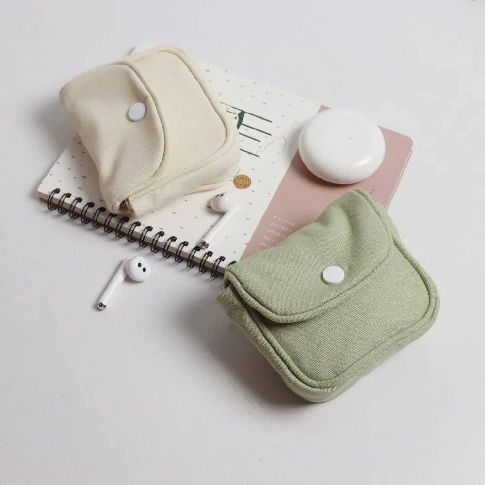 Monedero portátil para estudiantes, tarjetero de maquillaje, simple, Color sólido, organizador de tarjetas, Lindo bolso pequeño para lápiz labial, billeteras de regalo