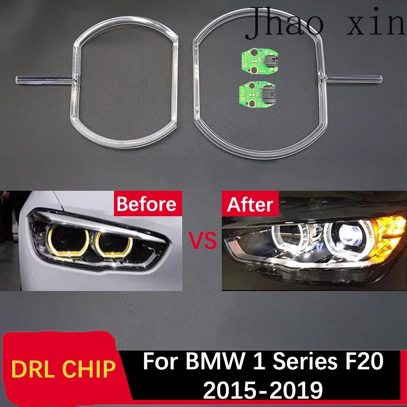 

Lamp Tube Angel Eye for BMW 1 Series F20 Car Daytime Light DRL CHIP Guide Strip 15-2019 Ballast Module Circuit Board White Light