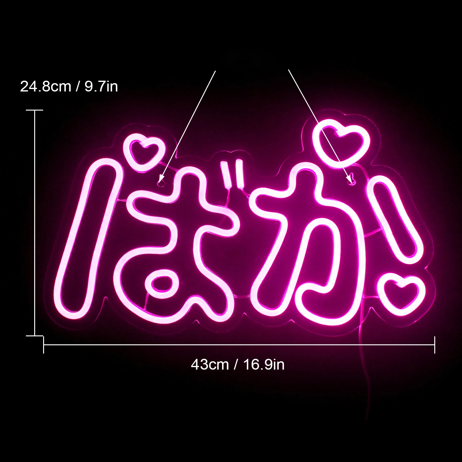 Japanische Anime Neonlicht Wand dekoration Zeichen dimmbar 5v/2a LED Licht Zeichen Teenager Schlafzimmer Bar Party Weihnachts geschenke USB Neon