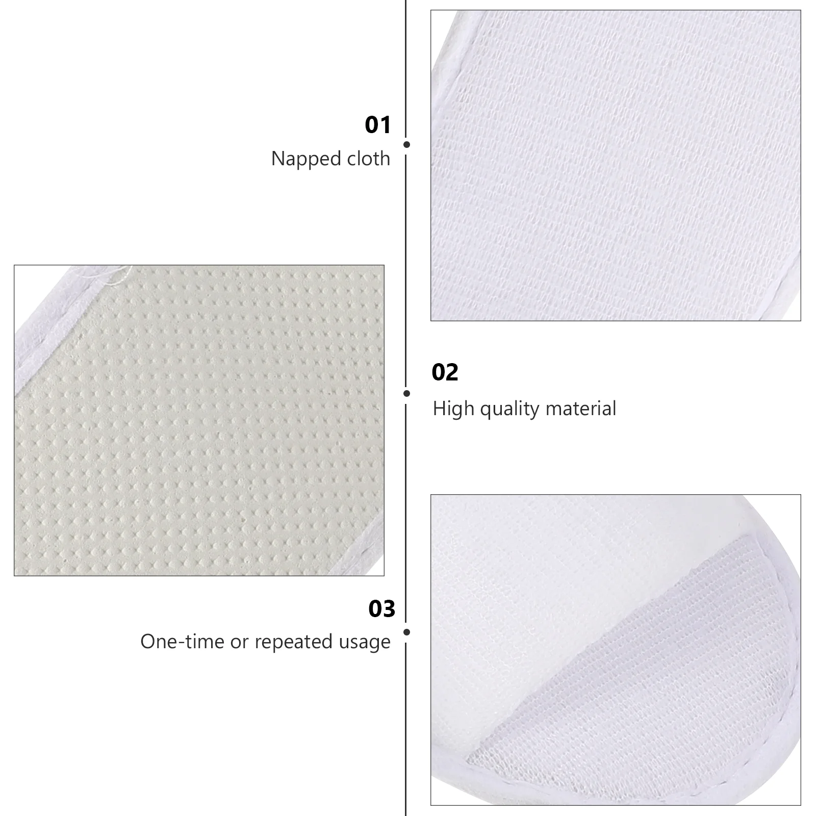 

10 Pairs Hotel Slippers Practical House Indoor Spa Visitor Bedroom Pulled Cloth Guest for Home