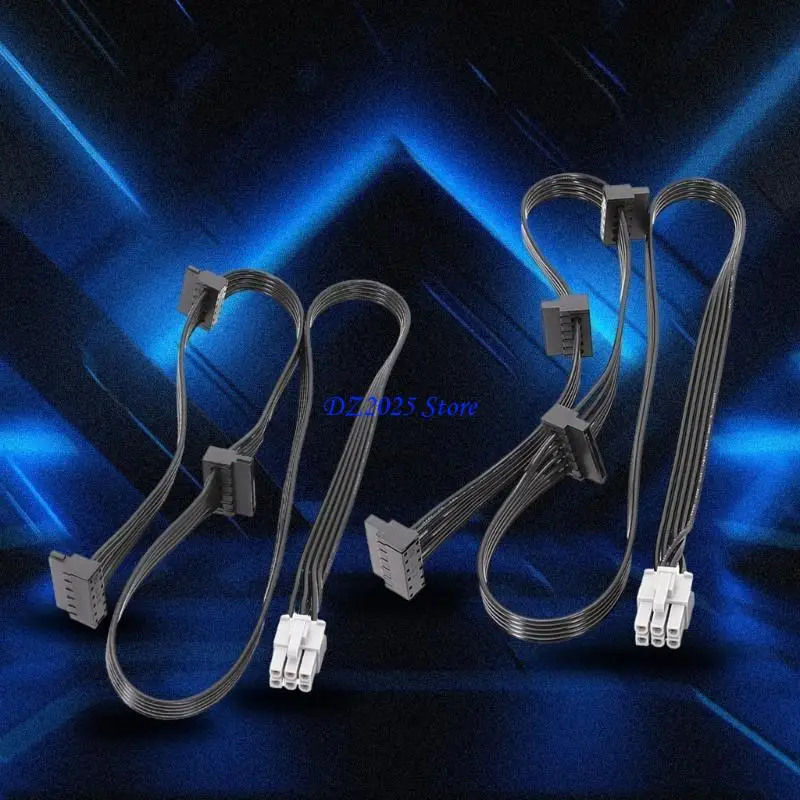 Q6RC voor LeadEx Modulaire 15PIN Cable PCIe Graphics Card voedingskabel