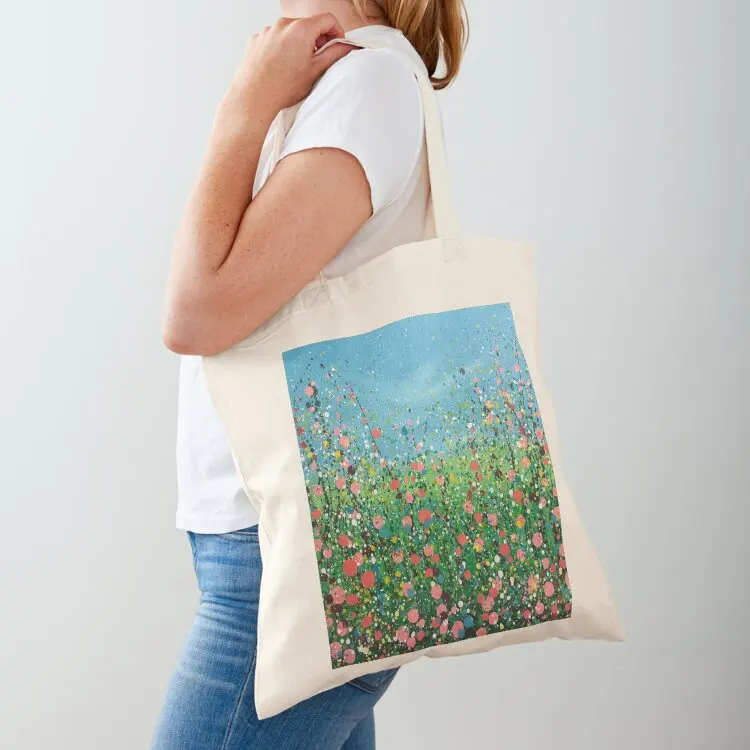

Summer Breeze Tote Bag shopping cart bags reusable grocery bags Big bag women Canvas shoulder bag