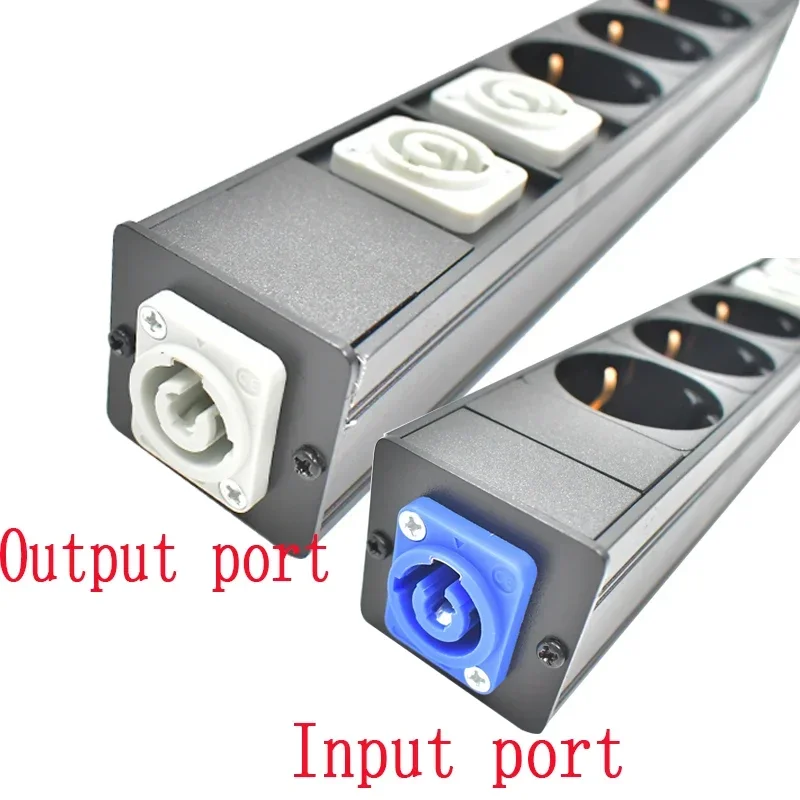 PDU power strip network cabinet rack NAC3MPA NAC3MPB EU aviation combination socket aviation output input 1-12 AC socket