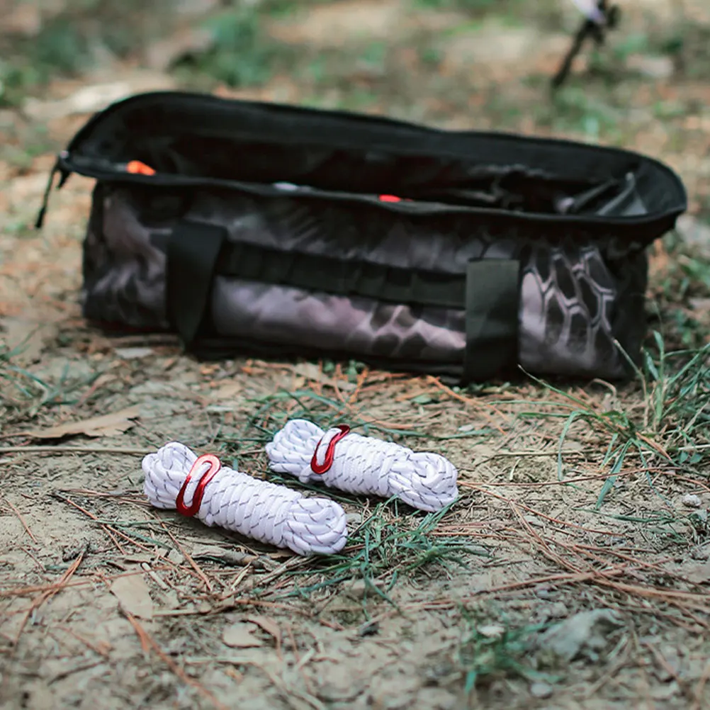 

2pcs Wind Rope Outdoor Tent Camping Cord Reflective PP Adjustable for Canopy Clothesline Lightweight Portable Hiking Picnic