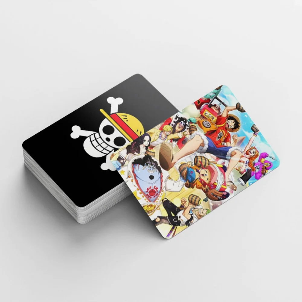 92Pcs Anime Luffy Zoro Nami Sanji Robin HD Double-Sided Lomo Cards One Piece Fan Collections Card Toys Girls Birthday Gifts view 3