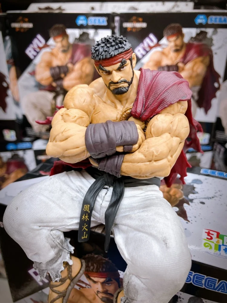

[В наличии] Street Fighter 6, аниме-игрушка Ryu, горячая кровавая боевая игра, фигурка, модель, орнамент, коллекция, подарок на день рождения для мальчика