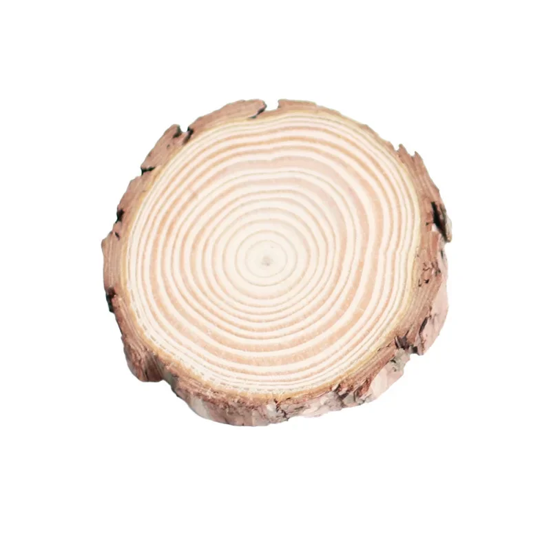 1cm thickness candle spread incense stone wood chip wooden stump tray decorative wood round wooden base candle holder