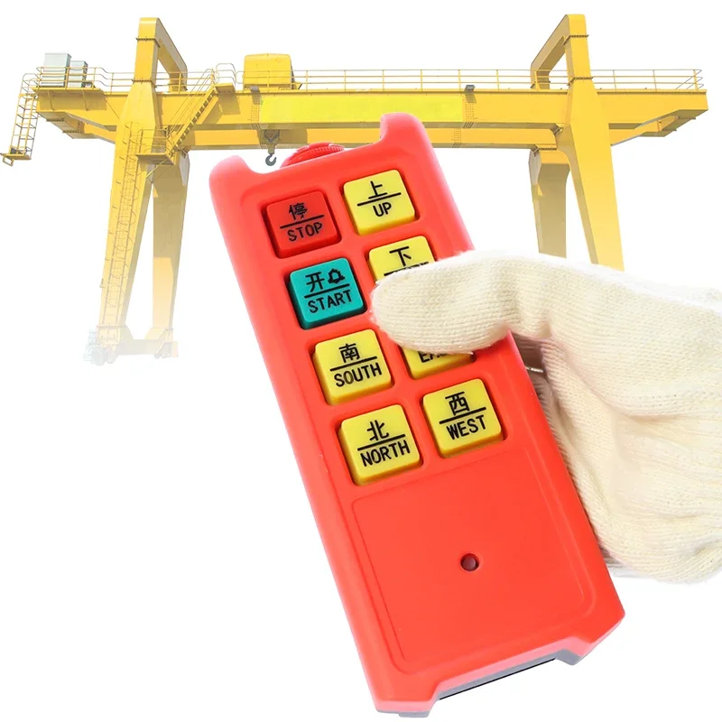 Good quality 6 buttons lifting electric hoists winch crane industrial universal smart wireless remote controller