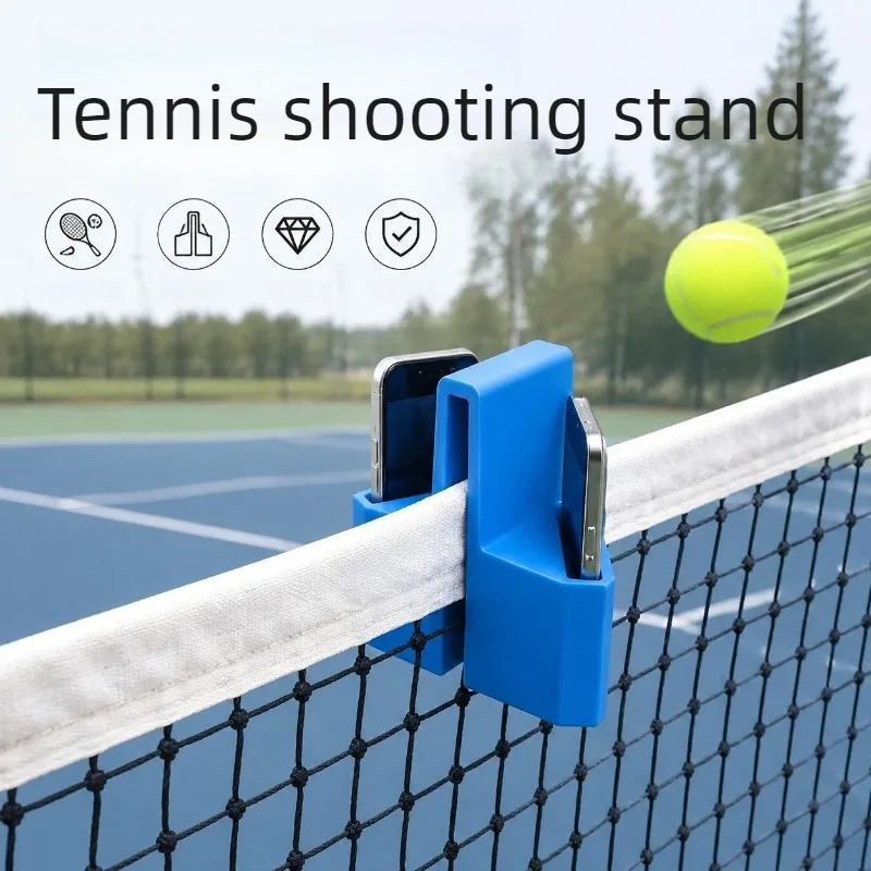 Stable Tennis Shooting Phone Holder Double Sided Tennis Phone Holders Durable Phones Fixing Frame Portable Sports Accessories
