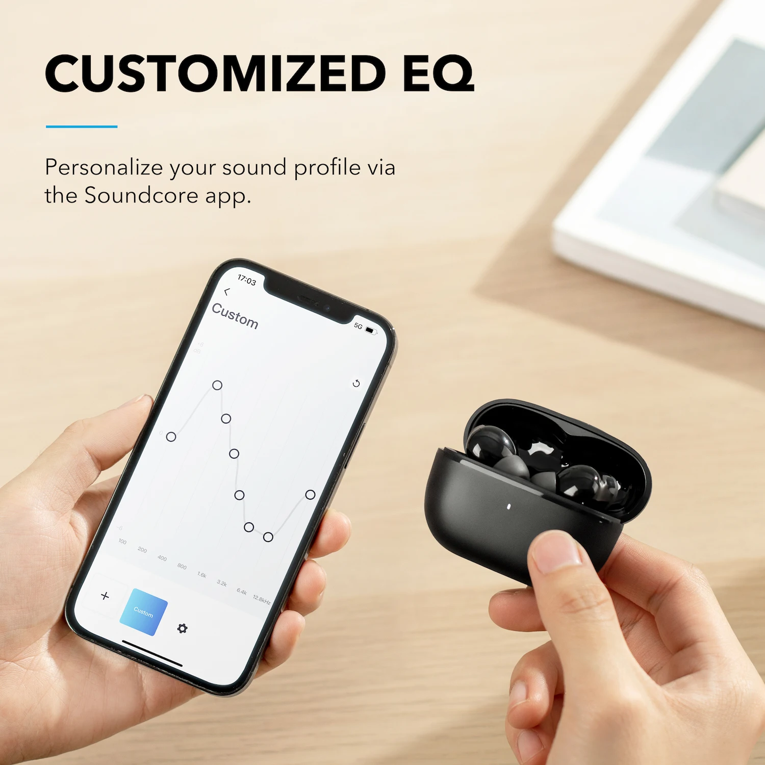 Anker Soundcore Life P3i Hybrid Active Noise Cancelling bluetooth earphones, wireless earbuds, 4 Mics, Powerful Sound Custom EQ