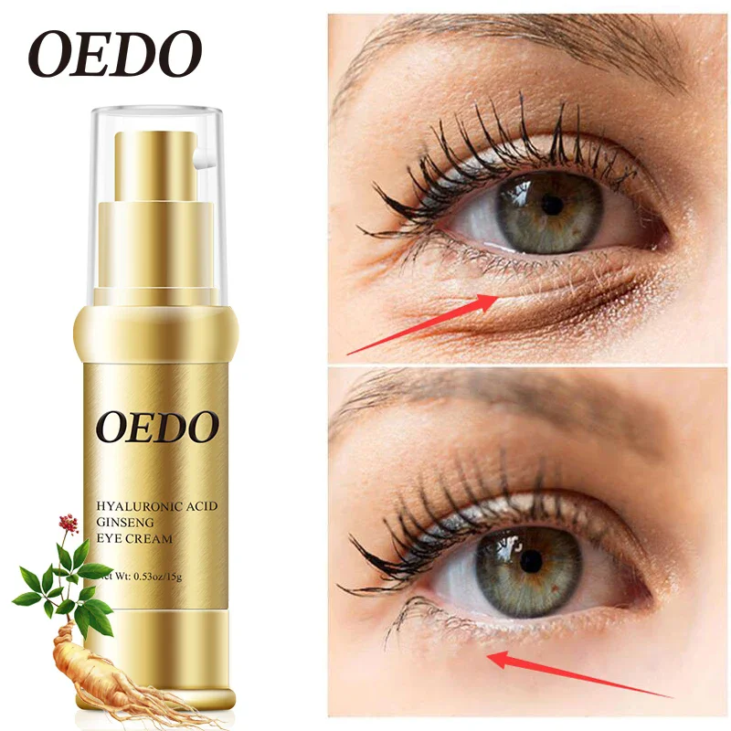 

OEDO Hyaluronic Acid Ginseng Eye Cream Anti-Wrinkle Remover Dark Circles Eye Essence Against Puffiness Anti Aging Serum