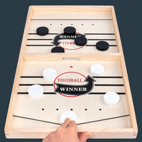 Fast Sling Puck Game Paced Wooden Table Hockey Winner Games Interactive Chess Toys For Adult Children Desktop Battle Board Game