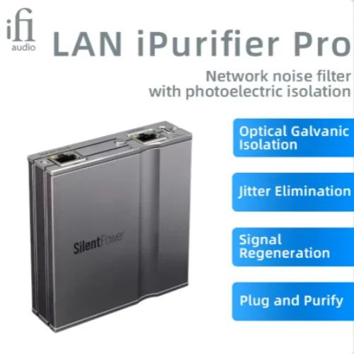 IFi Silent Power LAN iPurifier Pro Network Noise Filter eliminates data jitter