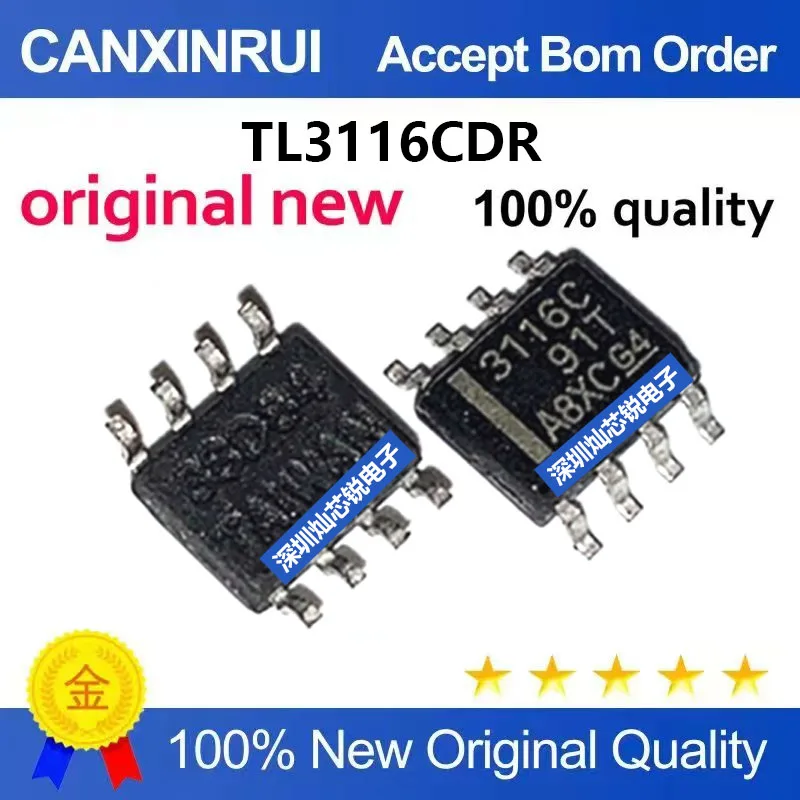 (5-100pieces)Brand new original TL3116CDR 3116C SMD SOP8 high-speed differential comparator chip