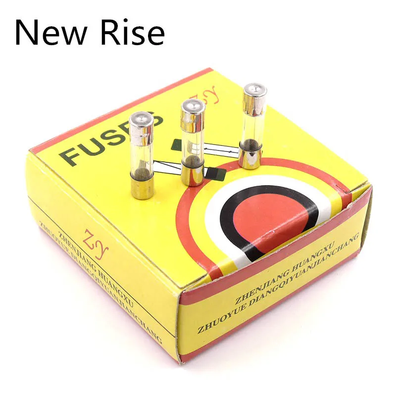 10Pcs 5x20mm 6x30mm Fast Quick Blow Glass Tube Fuse Assorted Kit Fast Blow Glass Fuses 1A 2A 3A 4A 5A 6A 10A 20A 250V 5*20mm