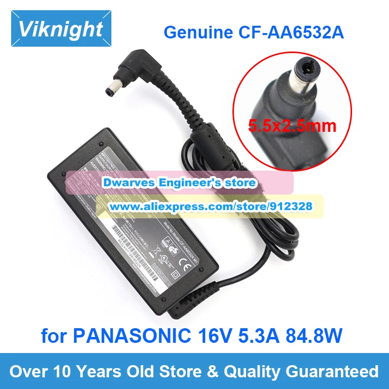 

Original CF-AA6532A AC Adapter CF-AA65D2A 16V 5.3A 84.8W Charger for Panasonic CF-SV7 CF-SV8 CF-SV9 CF-SV1 CF-LV7 CF-LV8 CF-LV9