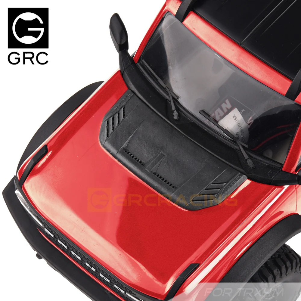 Per 1/18 Traxxas Trx-4m Bronco Trx4m Raptor Hood Decorazione 3d Stampa Simulazione Auto Borsette Piatti Foglio Protettivo G179fs