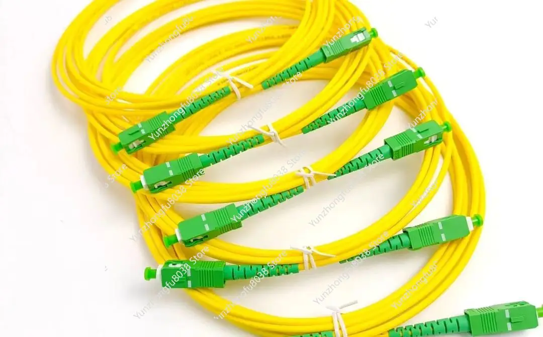 

50pc SC-APC to SC-APC,1meter Cable,2.0mm Single Mode G652D SX Fiber Optical Patch Cord