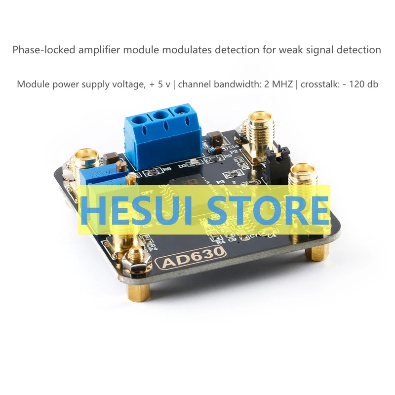 AD630 balanced modulator module Phase-locked amplifier module modulation detection for weak signal detection