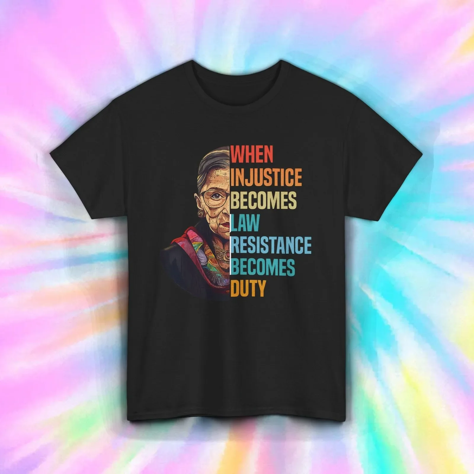 Camiseta con cita de resistencia a la injusticia, camiseta de igualdad de justicia política feminista, S-5XL