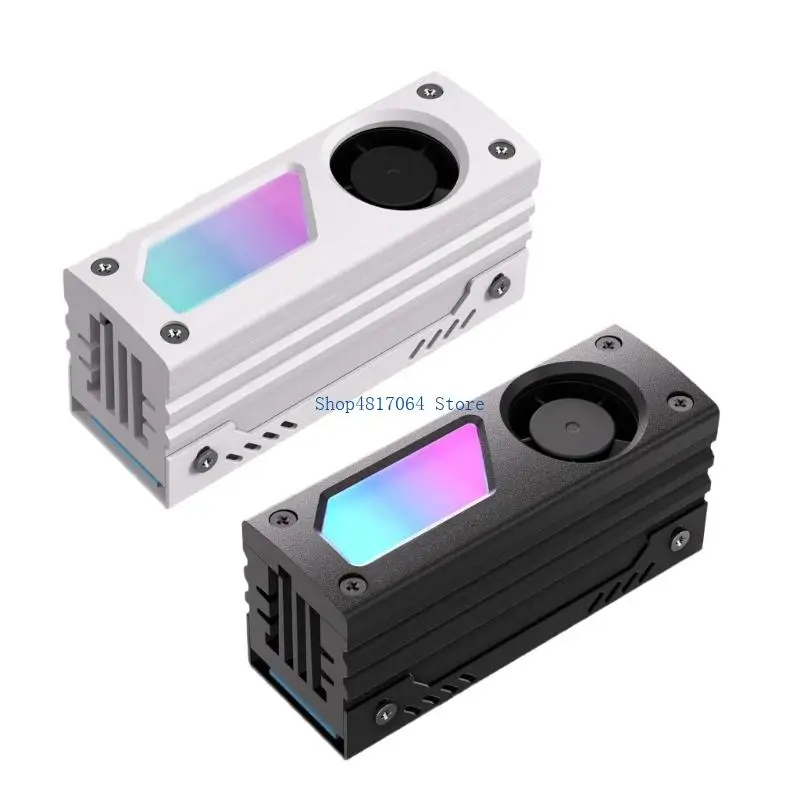 

T3LB M.2 2280 SSD Heatsink SSD Алюминиевые радиаторы 5 В 3 -контактный Argb SSD Fan Fan