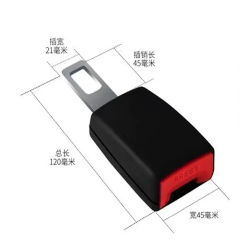 Premium-Universal-Sicherheitsgurt mit 25-Schnalle, Verlängerungsclip, robuster Metalladapter für Auto-Sicherheitsgurte (kompatibel mit den meisten Modellen) – Detail 8