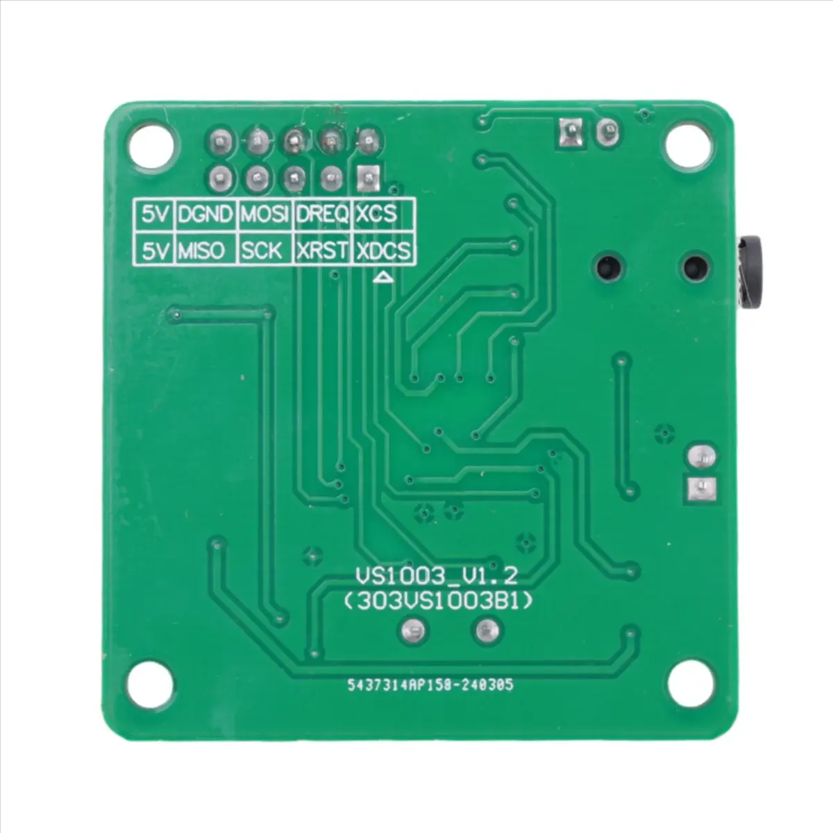 VS1053 MP3-Modul-Entwicklungsplatine mit On-Board-Aufnahmefunktion SPI-Schnittstelle