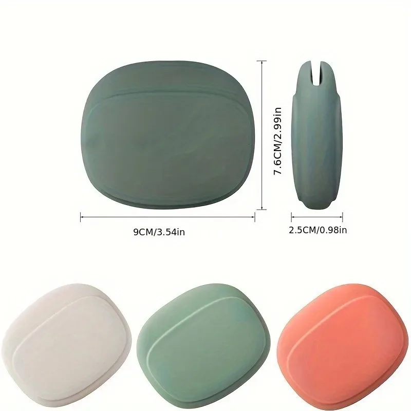 3pcs New Soft Silicone Cable Organizer Pouches Portable Headset and Data Cable Storage Bags for Travel Zero Wallet Reusable Bags