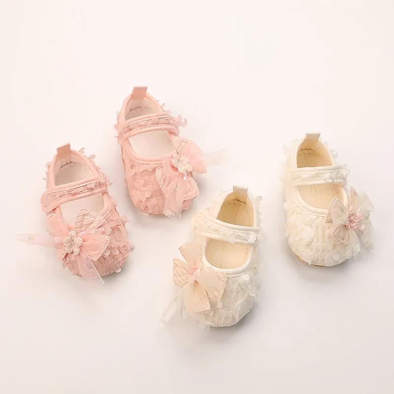 

New Princess Shoe Spring Fashion Versatile Baby Girl Shoes Comfort Casual Non Slip Walkers Exquisite Elegant Baby Girl Shoes