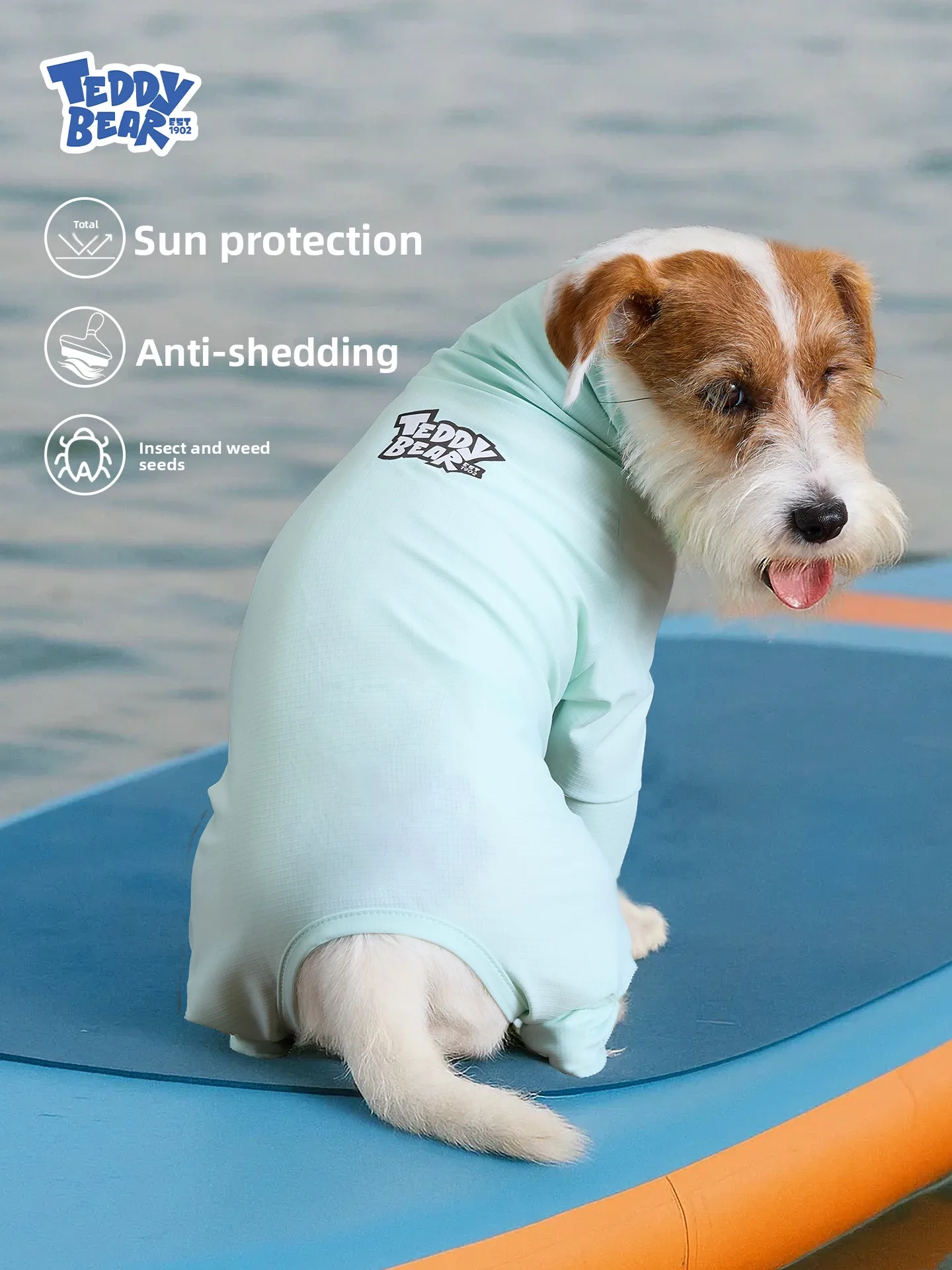 

Teddy Magic Breathable Lightweight Dog Clothes Easy to Put on And off Qui Dry Anti-Microbial Outdoor Faion Pet Apparel