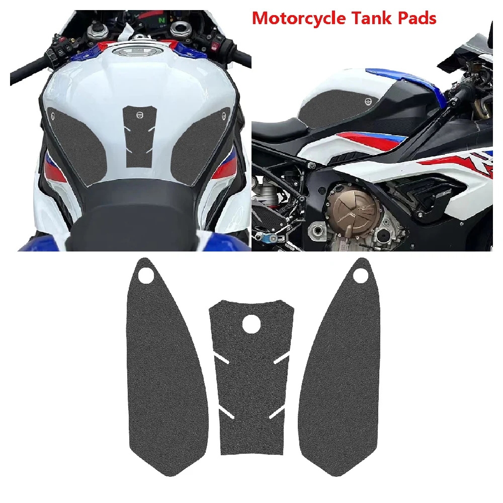 

Fits for BMW S1000RR S1000R M1000 R RR ABS 2019-2025 Motorcycle Tank Pad FuelTank Side Knee Traction Grip Anti Slip Pads Kits