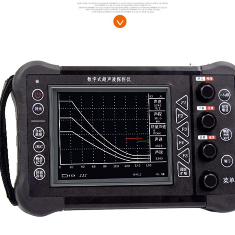 Ultrasonic flaw detector weld flaw detector nondestructive flaw detection instrument for weld crack of steel pipe and steel.