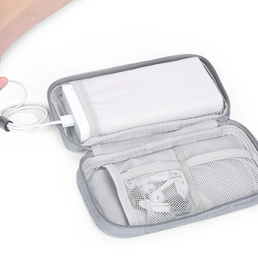 

Power Bank Organizer Bag Travel Digital Accessories Storage Case Usb Cable Pouch For Earphones Batteries Mobile Phones Durable