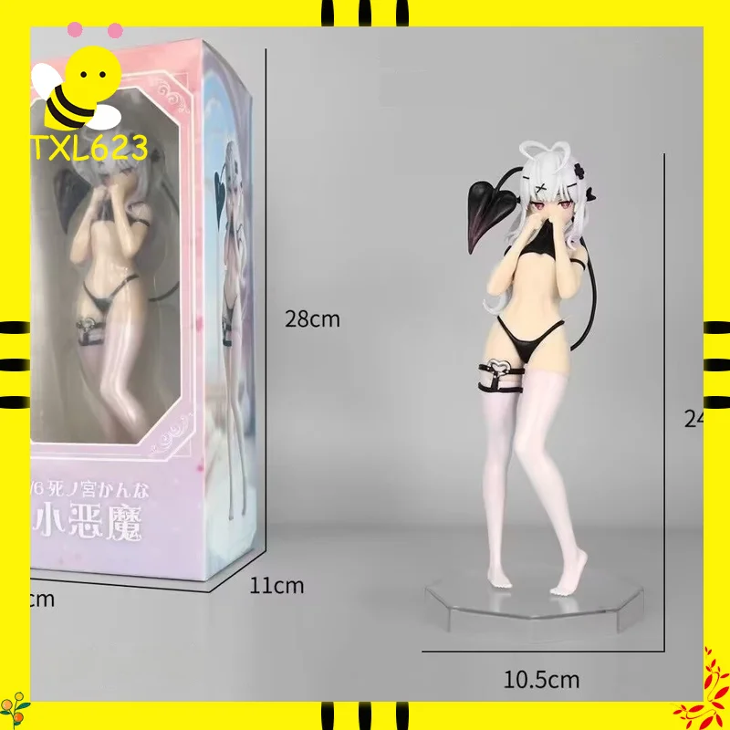 Meistverkaufte Anime Suzumiyahina Dämonische Schönheit Mädchen Stehende Pose Actionfigur PVC-Modell Spielzeugpuppe Sammlerstück Geschenkverpackt
