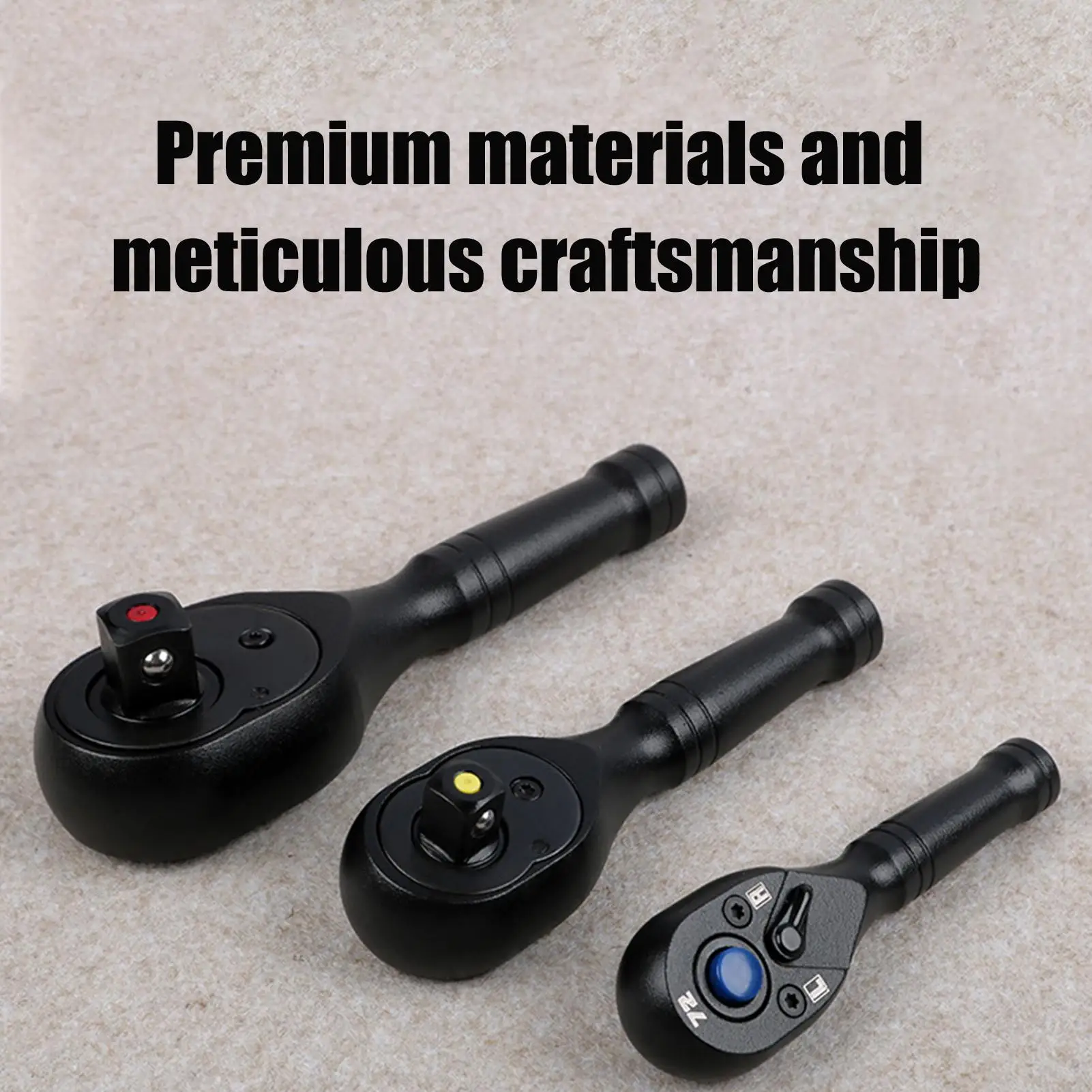 مفاتيح ربط بسقاطة صغيرة بمقبض قصير مجموعة أدوات ميكانيكية من الفولاذ الفاناديوم الكروم لإصلاح السباكة المنزلية والمكونات الميكانيكية #2