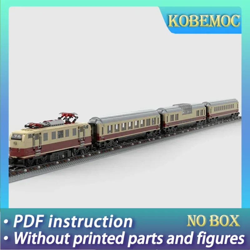 

Moc Building Bricks City Car Model Rheingold Express Train Technology Modular Blocks Gifts Christmas Toys DIY Sets Assembly