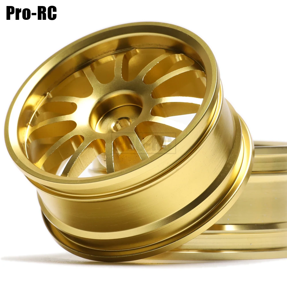 4Pcs Aluminum Alloy 12 Spokes Wheels Rims Hub for RC On-Road Drift Car 1/10 Tamiya Traxxas HSP HPI Kyosho RedCat SAKUR