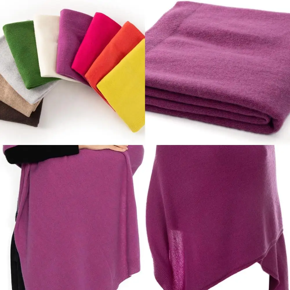 

Luxurious Solid Pashmina Shawl, Oversized Cashmere Wool Stole, Ultra Soft Scarf with Gift Box for Women