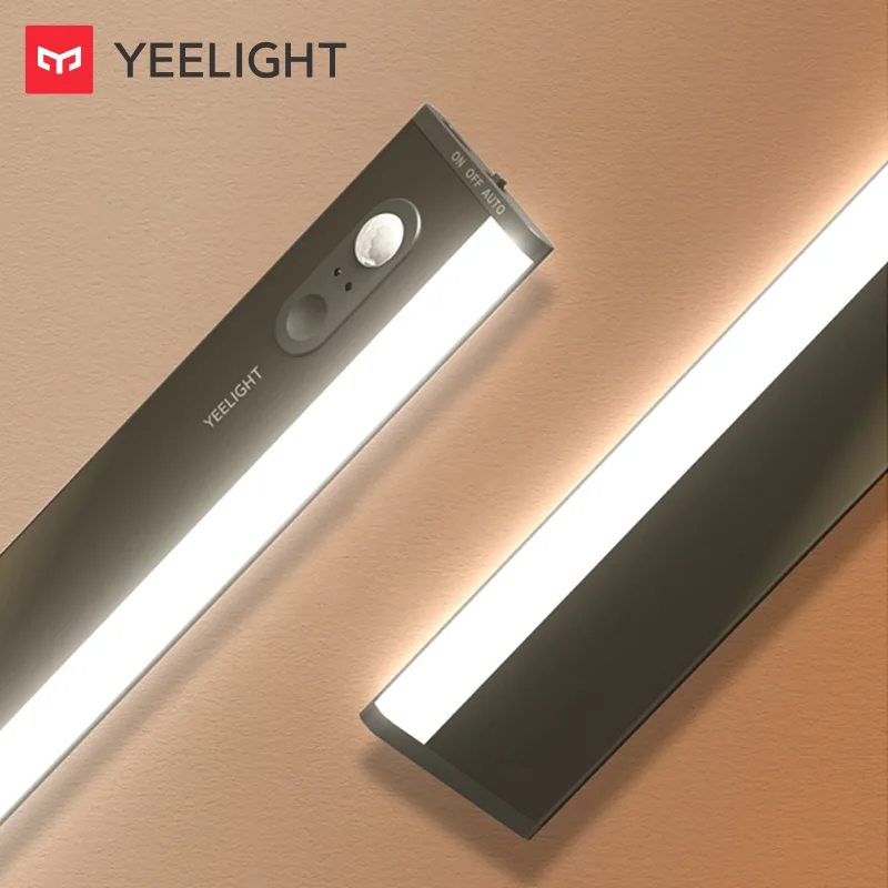 Yeelight Ultra Thin Induction Cabinet Light A30 4000K Rechargeable Dimmable Light Motion Sensor Wardrobe Corridor LED Night Lamp