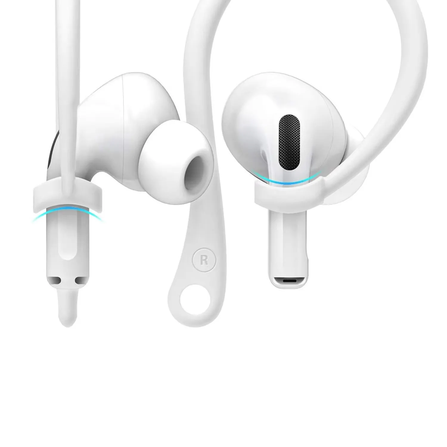 Силиконовые ушные крючки для Apple Air Pods 1, 2, 3, аксессуары, держатель для наушников Bluetooth с защитой от падения, спортивные ушные крючки для Airpods 1 2 Pro