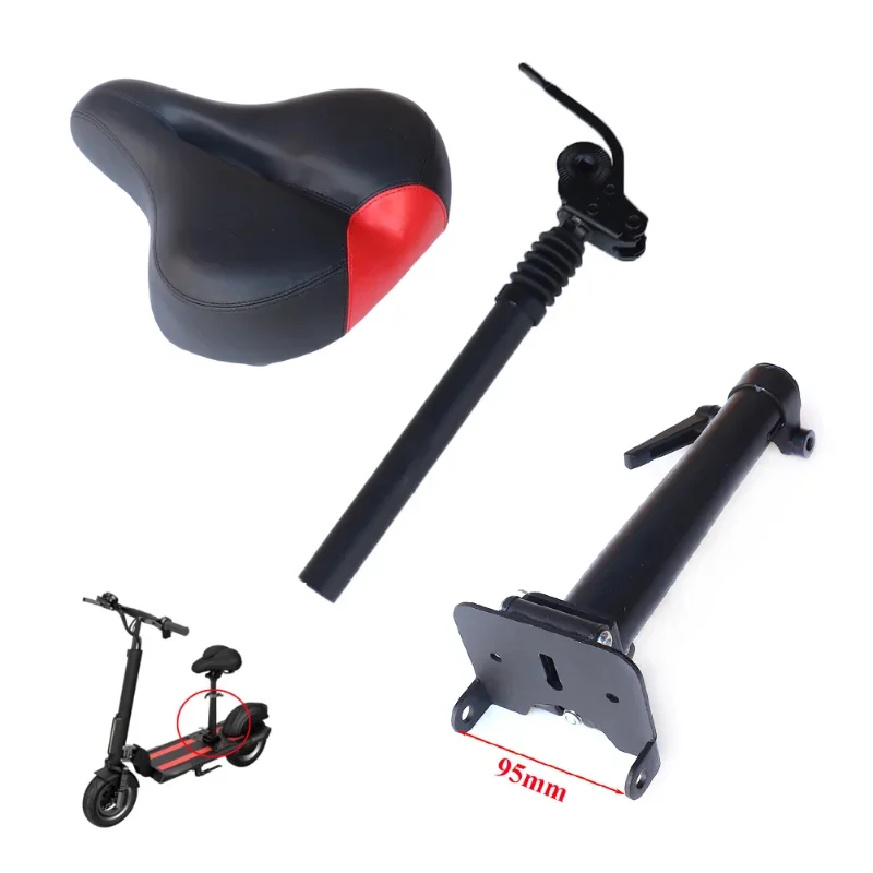 For 8/10 inch Electric Scooter Skateboard Cushion Chair Shock Absorption Seat Modified Accessories Height Adjustable Saddle