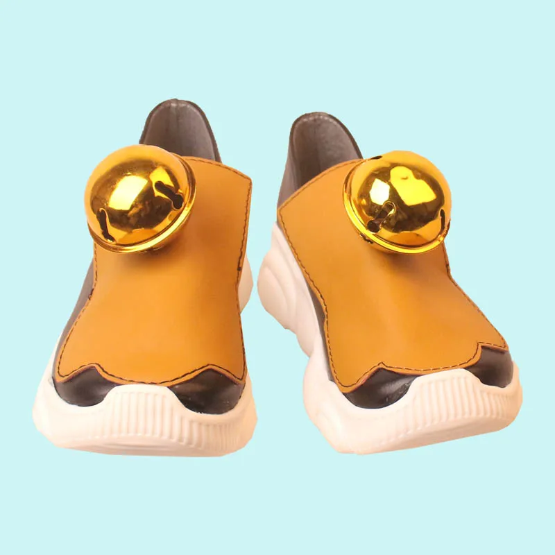 

Path to Nowhere cos Aoming Cosplay shoes Lion Dance Cute golden Big bell waking lion customized shoes B