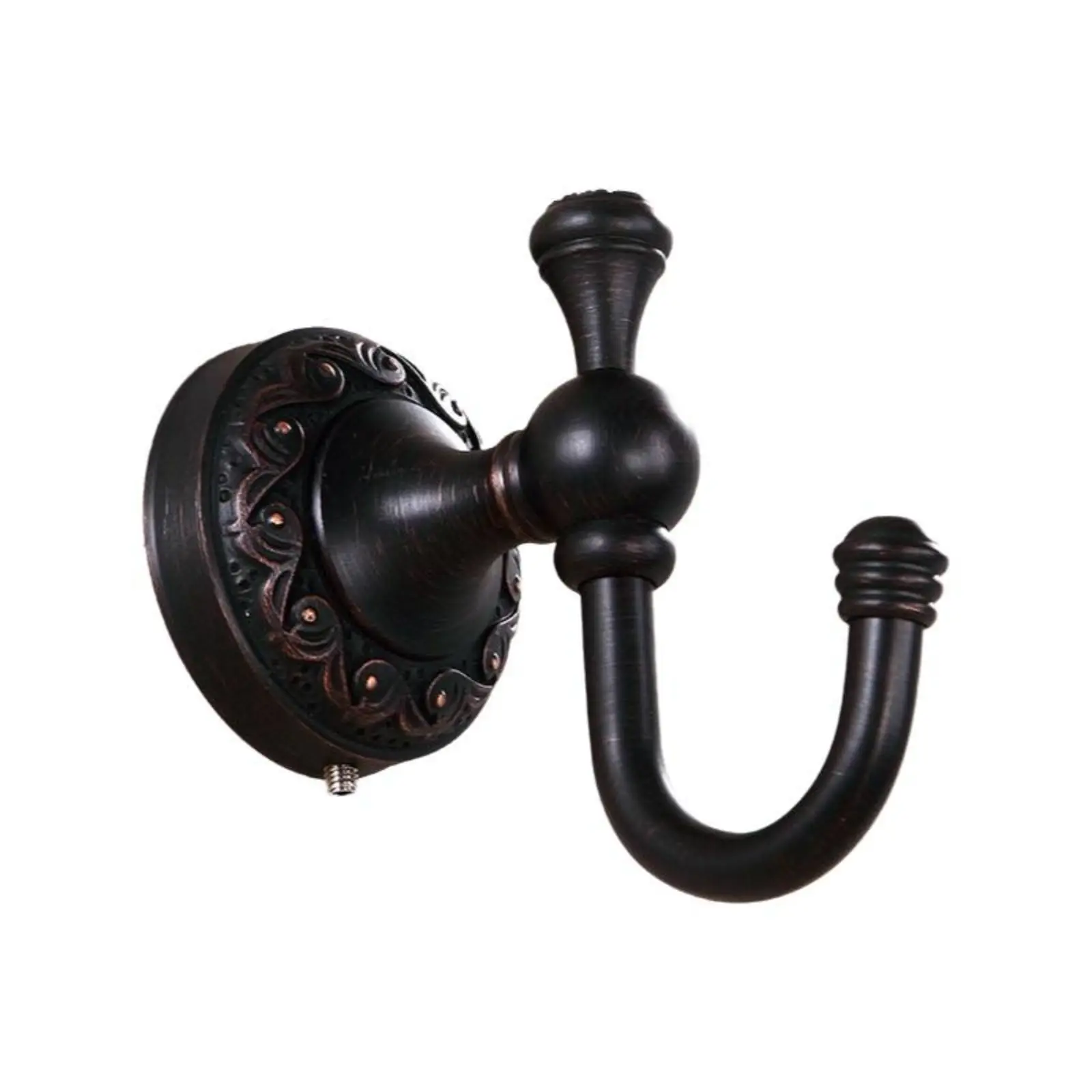 

Bathroom Hardware Set, Matte Black Towel Rack, Wall Mounted Accessories Set, Sturdy Brass, Storage Organization, European Design