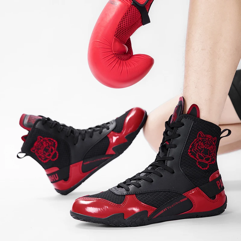 2025 uomini caldi stivali da wrestling comode scarpe da ginnastica da boxe per uomo antiscivolo uomo scarpa da combattimento scarpa da allenamento per palestra professionale uomo